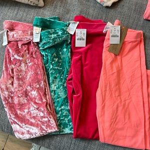 Crewcuts Lot of (4) Leggings (size 12)